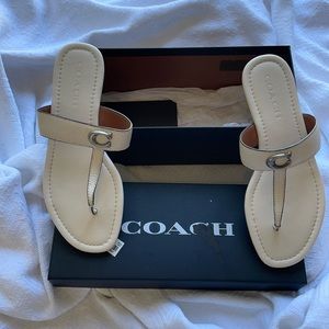 COACH Jesse White sandal